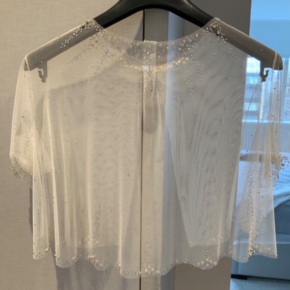 Bolero bridal sheer cover up - Picture 2 of 2